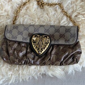 Gucci Clutch with gold chain. Bought early 2000’s
